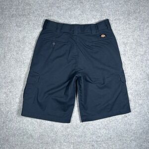 Dickies Shorts Mens 32 Navy Blue Relaxed Fit Cargo Flex Workwear Casual skater